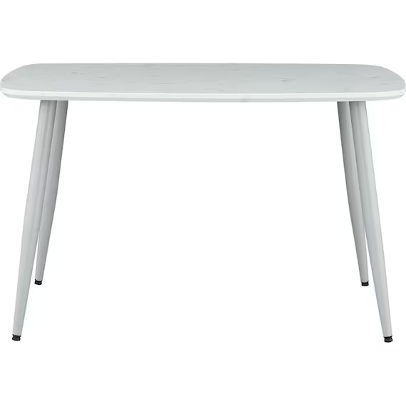 DINING TABLE 120/80 FY101 WH/LGY