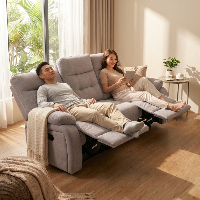 3S RECLINER MD1248 CLOUDS