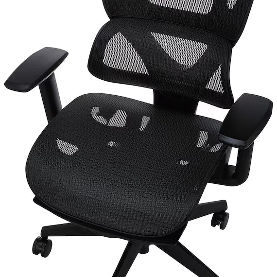 OFFICECHAIR OC707 SMALL ELASTOMERMESH BK