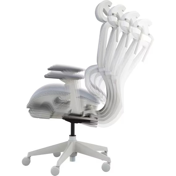 OFFICECHAIR OC707 SMALL ELASTOMERMESH WH
