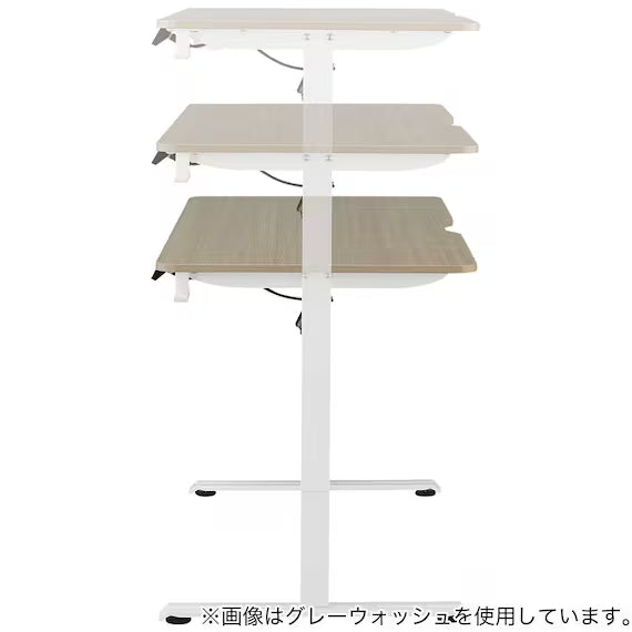 ELECTRIC DESK UP009 WH 120X60 WO AD