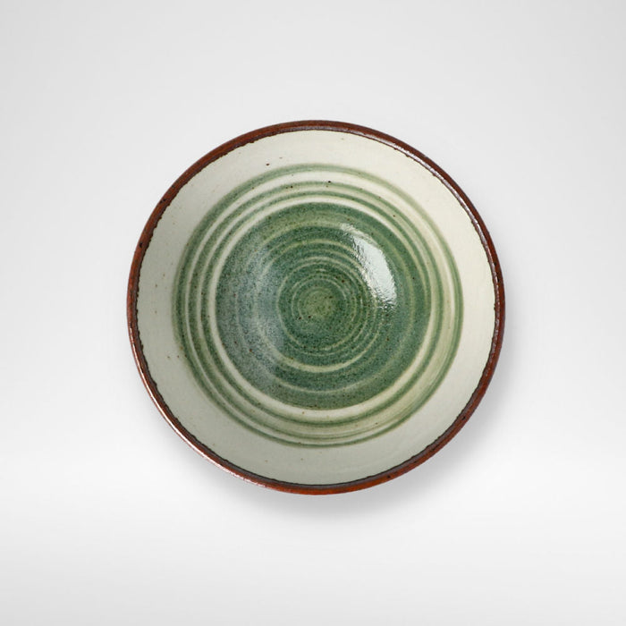 ULTRA LIGHTWEIGHT D11xH6CM RICE BOWL M KARU:ECLE MIDORITOCHIRI