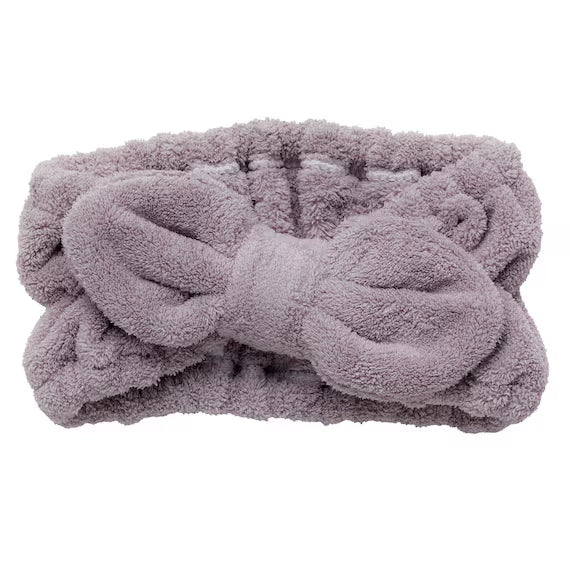 FLANNEL HAIRBAND RIBBON PU IW24