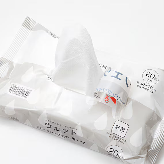 FLOORING WIPER SHEET WET 20P