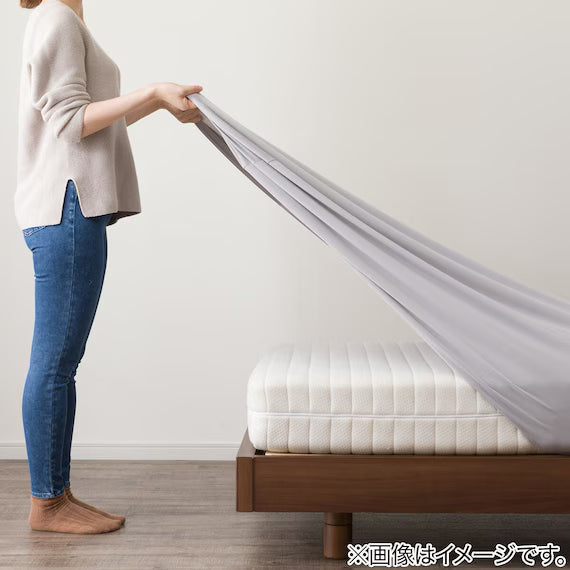 STRETCH FITTEDSHEET38 NFIT FT01 PREMIUM GY SD-D