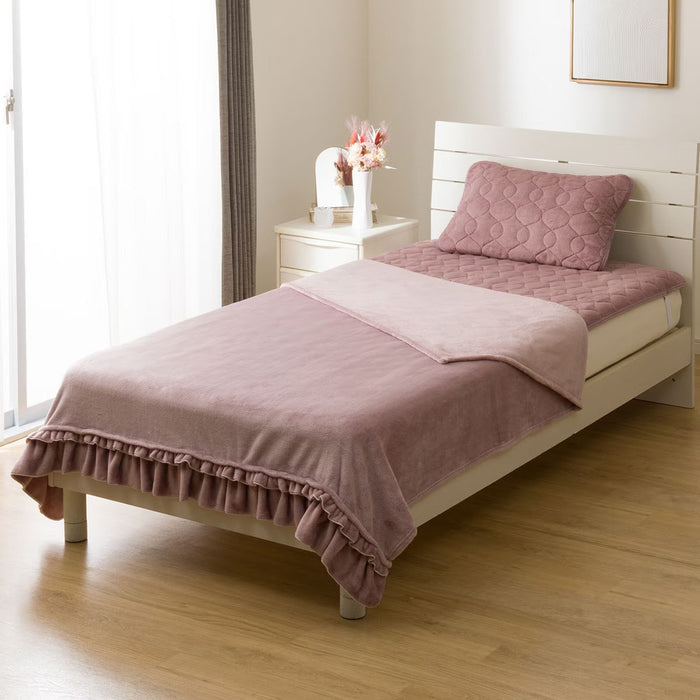 HALF BLANKET SMOOTH TOUCH FRILL A24 RO