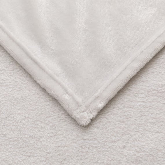 HALF BLANKET SMOOTH TOUCH FRILL A24 GY