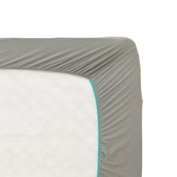 STRETCH FITTEDSHEET38 NFIT FT03 PLAIN2 GY SS-S