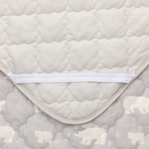 REVERSIBLE PADDED SHEET TOPPER N COOL S2503 BEAR K