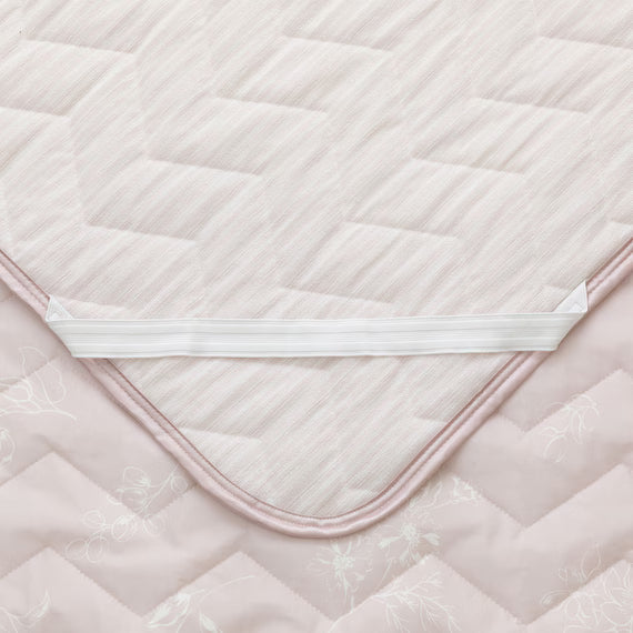 REVERSIBLE PADDED SHEET TOPPER N COOL WSP S2511 FLOWER RO S