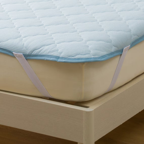 REVERSIBLE PADDED SHEET TOPPER N COOL SD BL S2501
