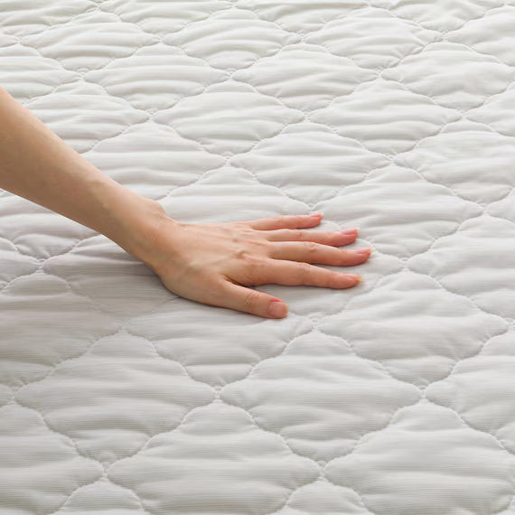 REVERSIBLE PADDED SHEET TOPPER N COOL SD GY S2501