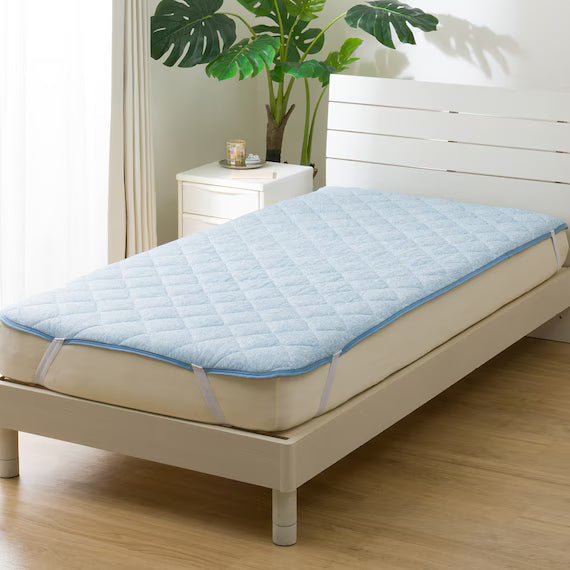 REVERSIBLE PADDED SHEET TOPPER N COOL SP K BL S2502