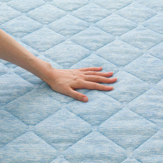 REVERSIBLE PADDED SHEET TOPPER N COOL SP K BL S2502