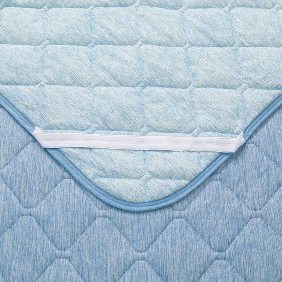 REVERSIBLE PADDED SHEET TOPPER N COOL SP K BL S2502