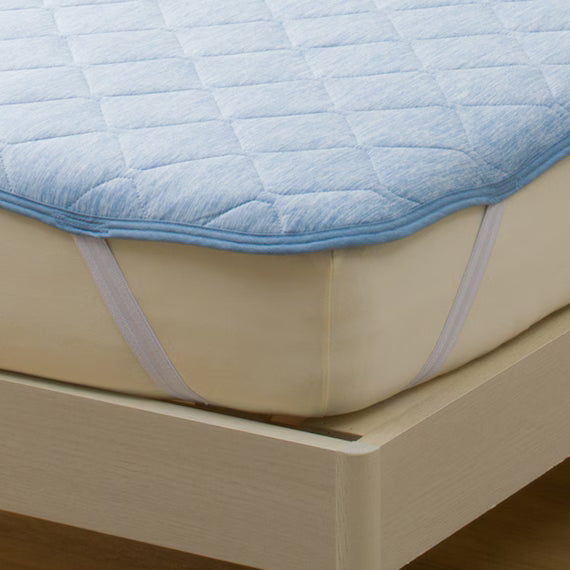 REVERSIBLE PADDED SHEET TOPPER N COOL SP K BL S2502