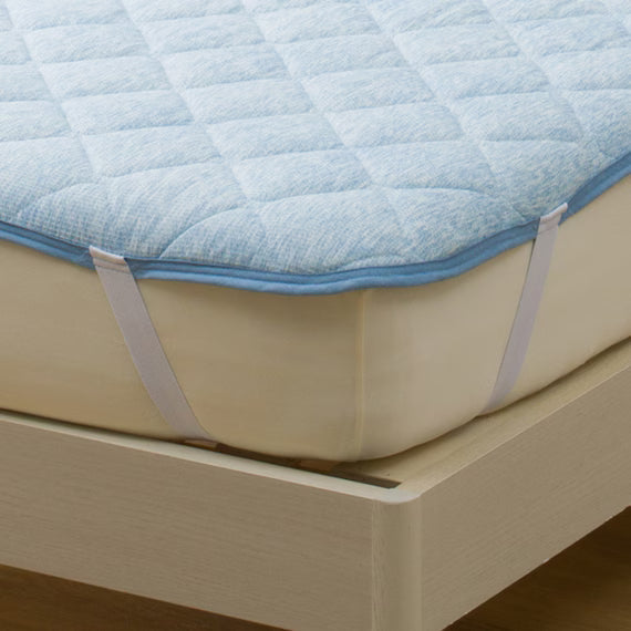 REVERSIBLE PADDED SHEET TOPPER N COOL SP K BL S2502
