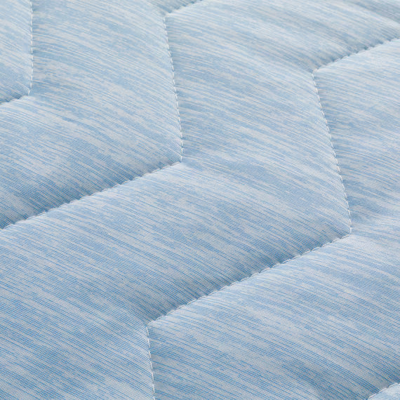 REVERSIBLE PADDED SHEET TOPPER N COOL WSP SD BL S2503