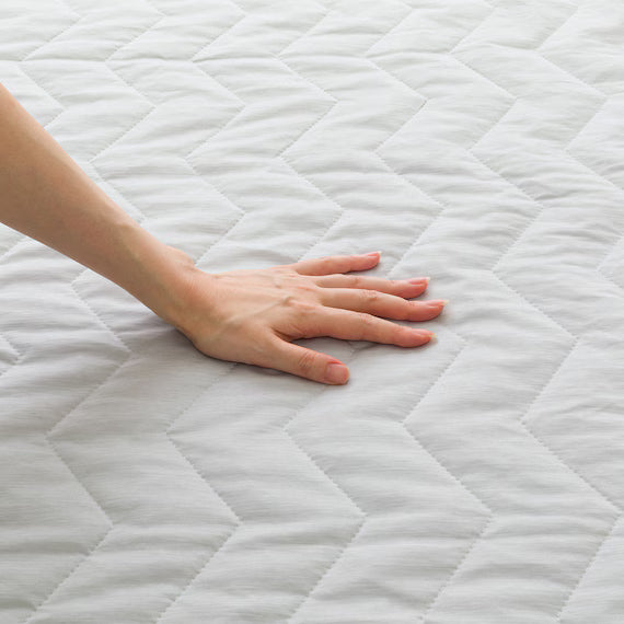 REVERSIBLE PADDED SHEET TOPPER N COOL WSP S GY S2503