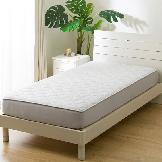 REVERSIBLE FITTED SHEET TOPPER N COOL SP SD GY S2502