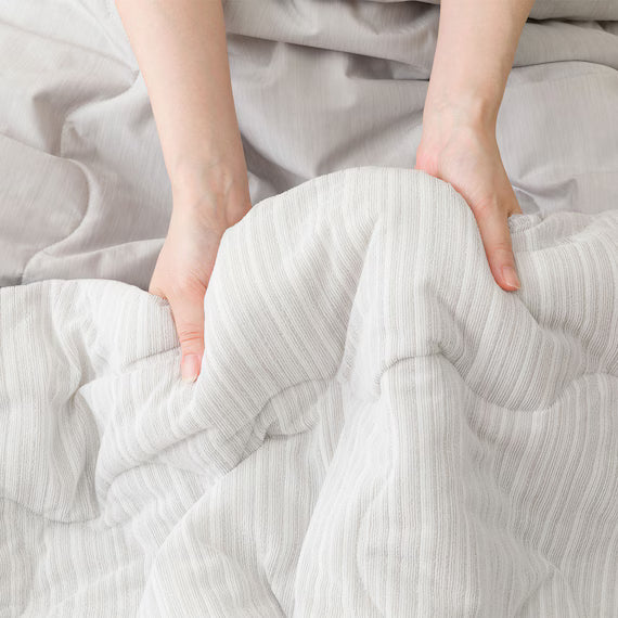 REVERSIBLE COMFORTER N COOL WSP S GY S2503