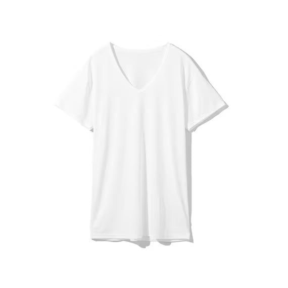 MENS SUPER COOL VNECK TSHIRTNE WH M