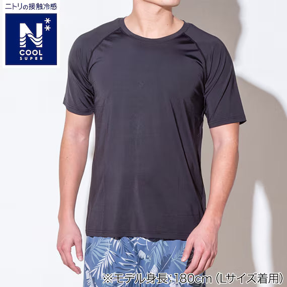 MENS SUPER COOL RAGLAN SLEEVE TSHIRTNE BK M