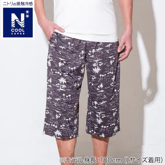 MENS SUPER COOL THREEQUARTER LENGTH ROOM PANTSNEP BK LL