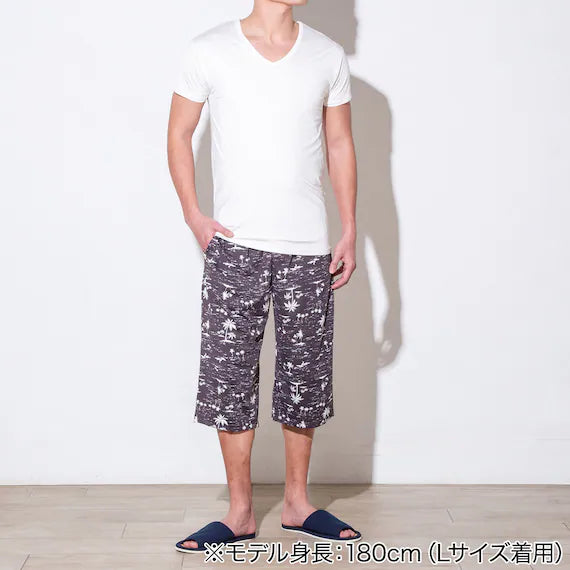 MENS SUPER COOL THREEQUARTER LENGTH ROOM PANTSNEP BK LL