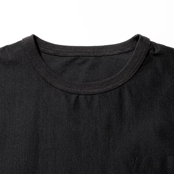 MENS COOL CUT GEORGETTE RELAX TSHIRT NE BK L