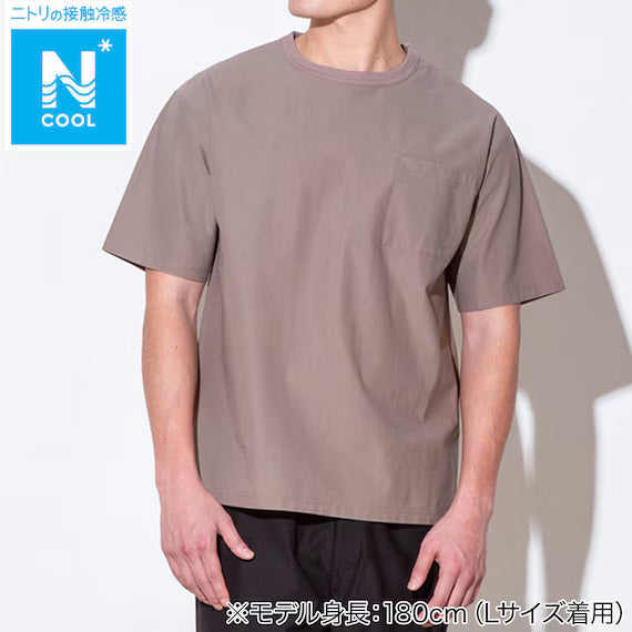 MENS COOL CUT GEORGETTE RELAX TSHIRT NE GRJ M