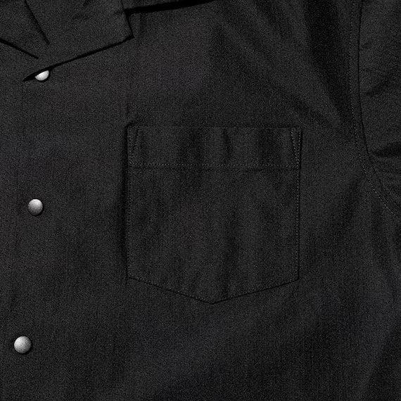 MENS COOL CUT GEORGETTE SHORT SLEEVESHIRT NE BK M