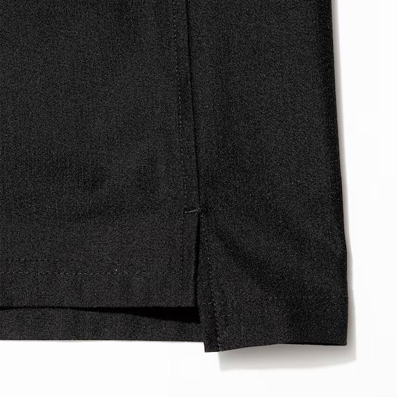 MENS COOL CUT GEORGETTE SHORT SLEEVESHIRT NE BK M