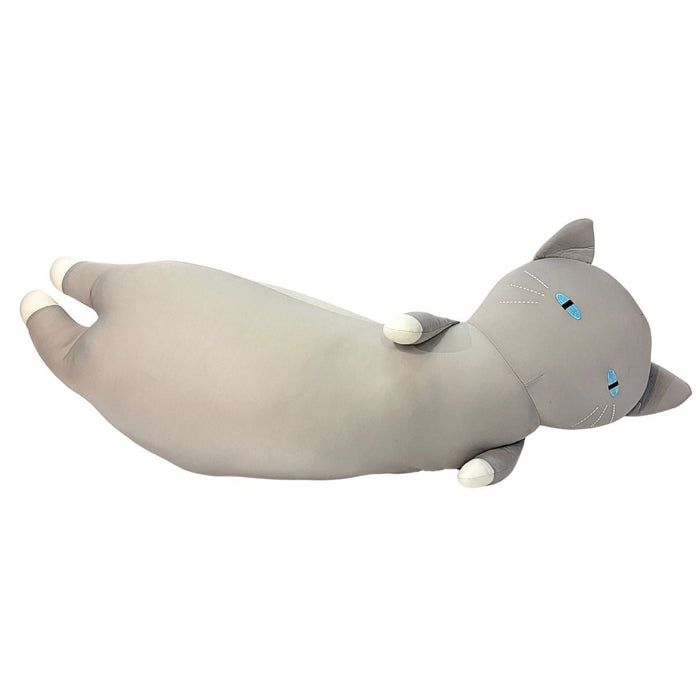 NCOOL BODY PILLOW CAT L GY