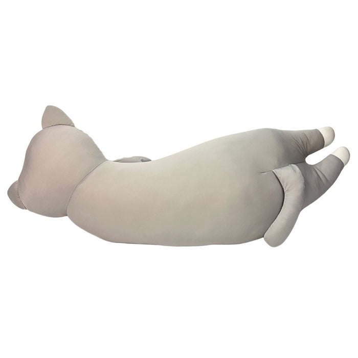 NCOOL BODY PILLOW CAT L GY