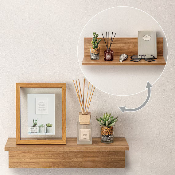 WALL SHELF HS L45 LBR