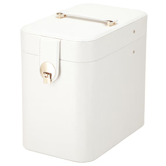 TOP-OPEN COSMETIC BOX WH NH19