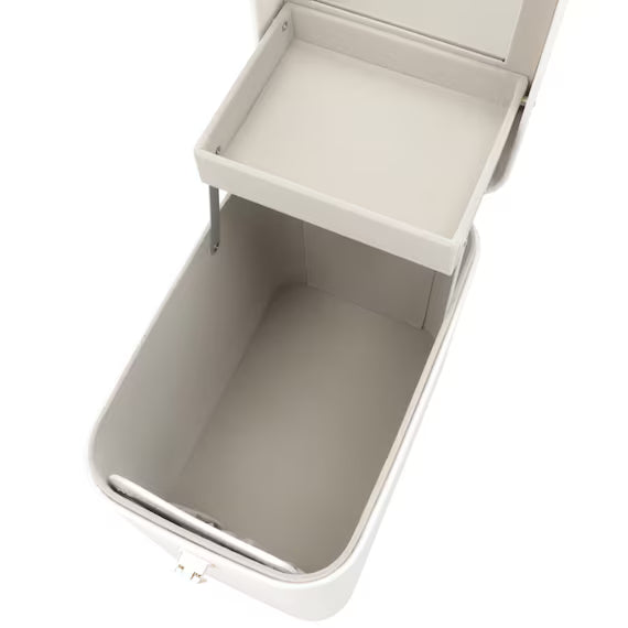 TOP-OPEN COSMETIC BOX WH NH19
