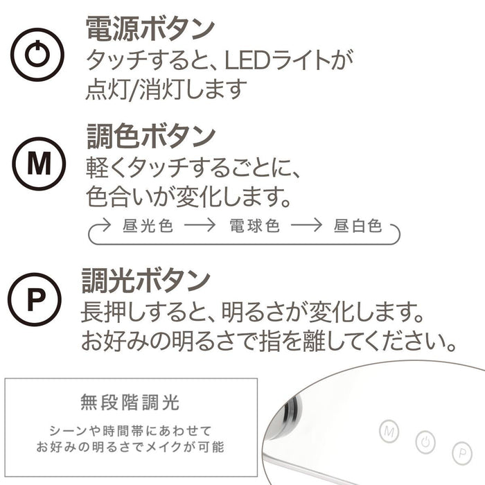 MIRROR WITH 7 PCS LAMP 115553-001