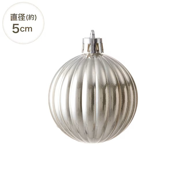 BALL SET OF 8 - 50MM GOLD