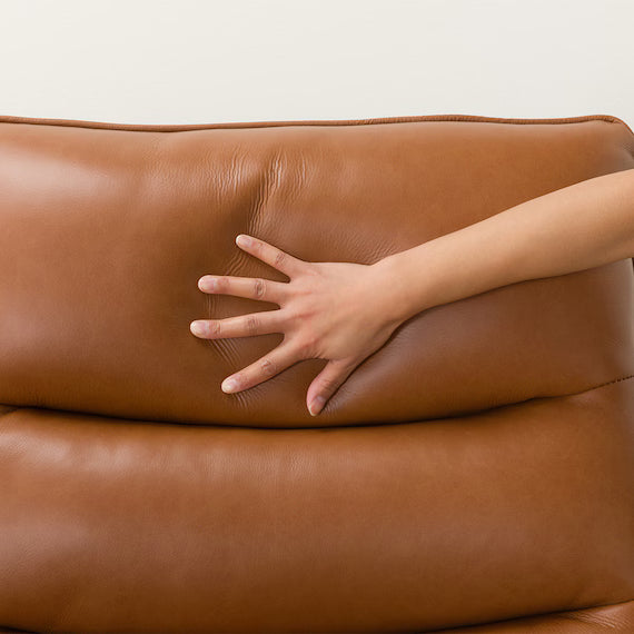 3P ELECTRIC SOFA N-BELIEVA 3 TK-LEATHER DBR