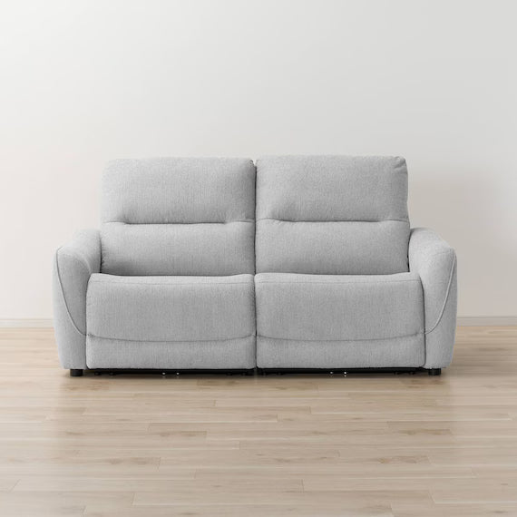 WIDE 3SEATER RECLINING SOFA HE02N LGY WO AD