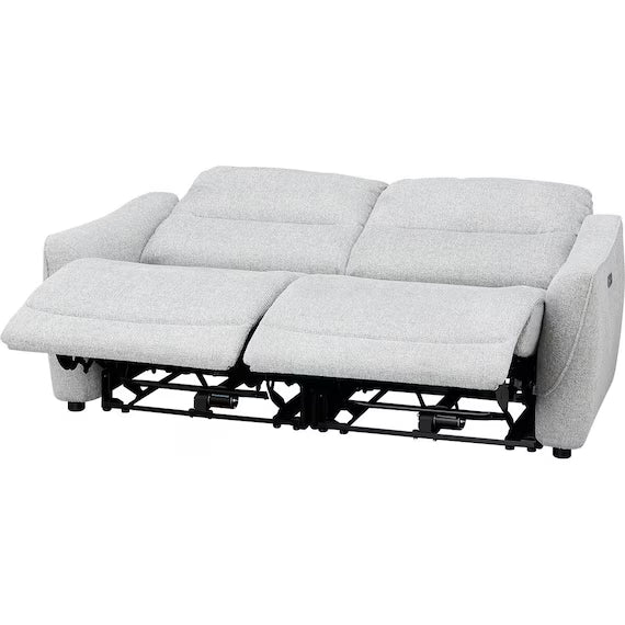 WIDE 3SEATER RECLINING SOFA HE02N LGY WO AD