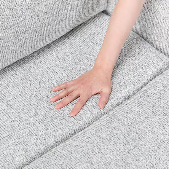 WIDE 3SEATER RECLINING SOFA HE02N LGY WO AD