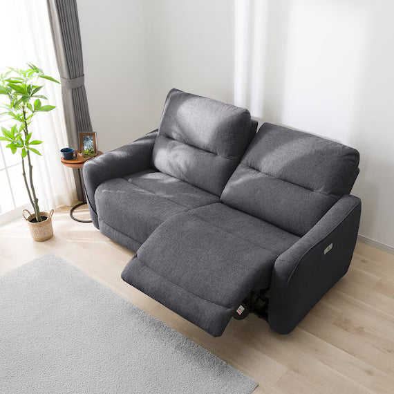 3SEATER RECLINING SOFA HE02N DGY WO AD