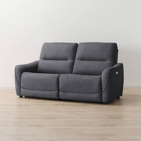 WIDE 3SEATER RECLINING SOFA HE02N DGY WO AD