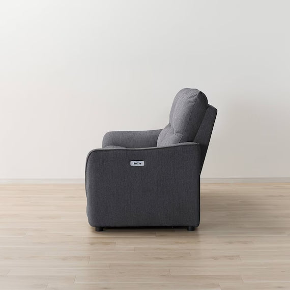 WIDE 3SEATER RECLINING SOFA HE02N DGY WO AD