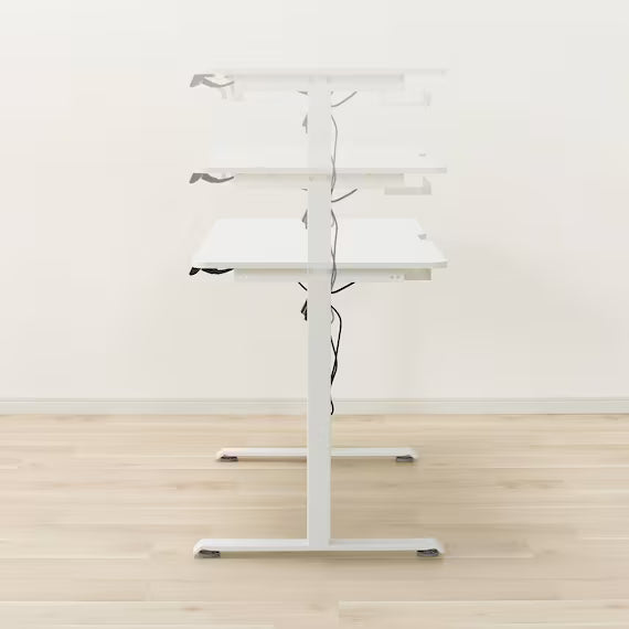 ELECTRIC DESK UP002 WH 120X160 WO AD