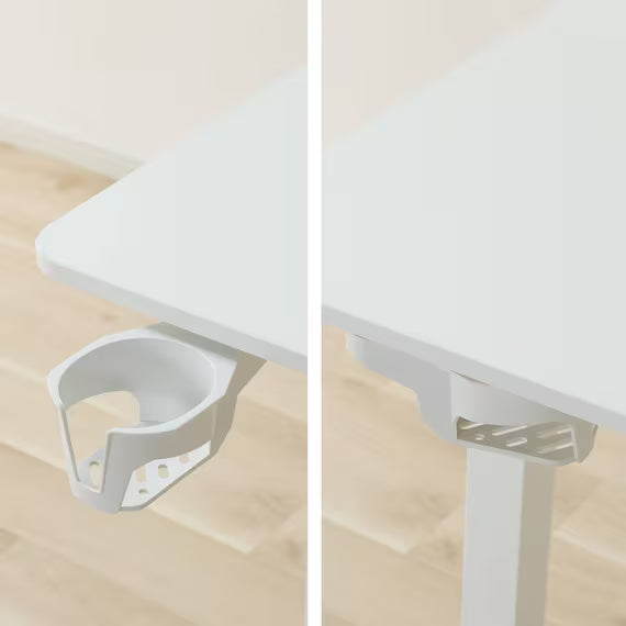 ELECTRIC DESK UP002 WH 120X160 WO AD