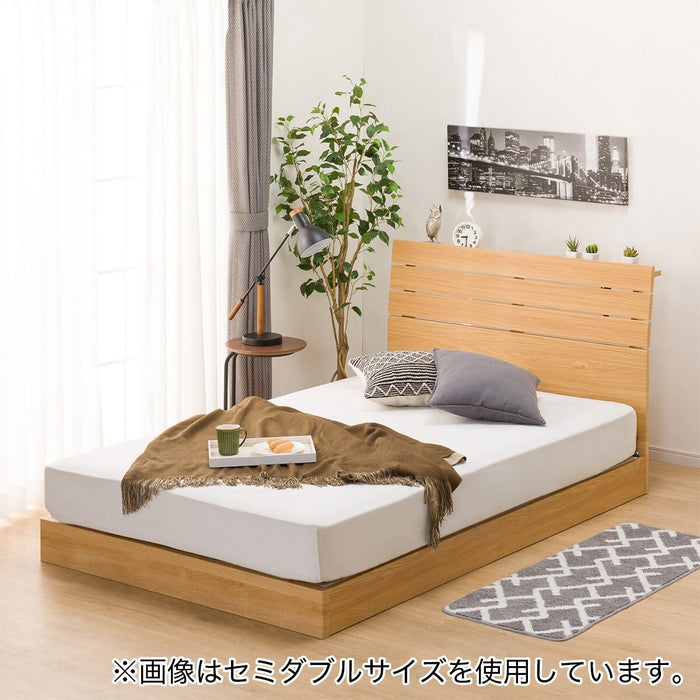 Double Bed Frame (EB-001 LBR LEG/LOW)